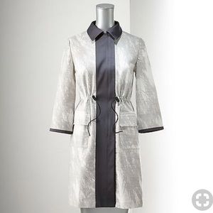 Simply Vera Vera Wang Patterned Trench Coat